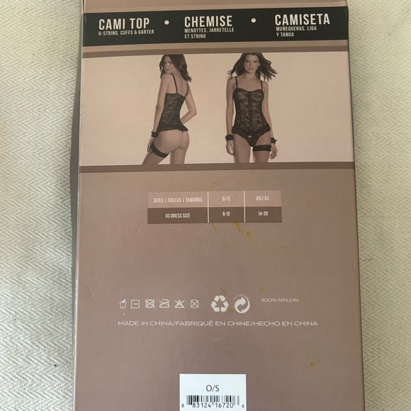 Black Lace Lingerie Set - Picture 3 of 5